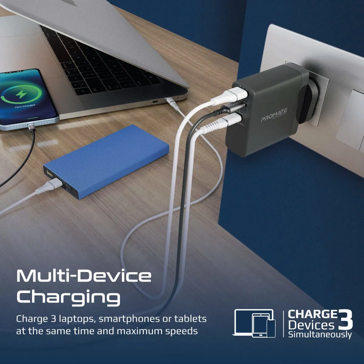140W Power Delivery 3.1 GaN Charger