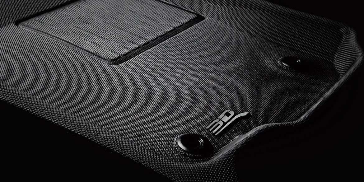 2007-18 Jeep Wrangler JKU 3D MAXpider All-Weather Floor Mats Custom Fit Car Floor Liners, Kagu Series (1st & 2nd Row, Black)