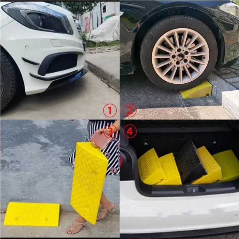 22cm High Car Access Ramp - Durable Speed Reducer for Stroke Survivor Equipment