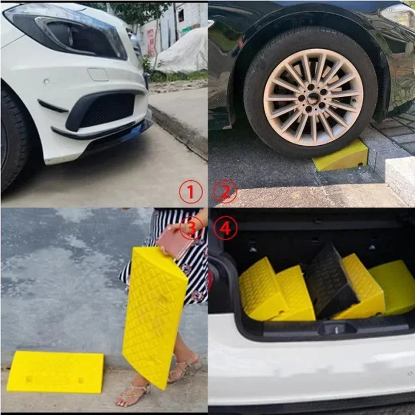 22cm High Car Access Ramp - Durable Speed Reducer for Stroke Survivor Equipment