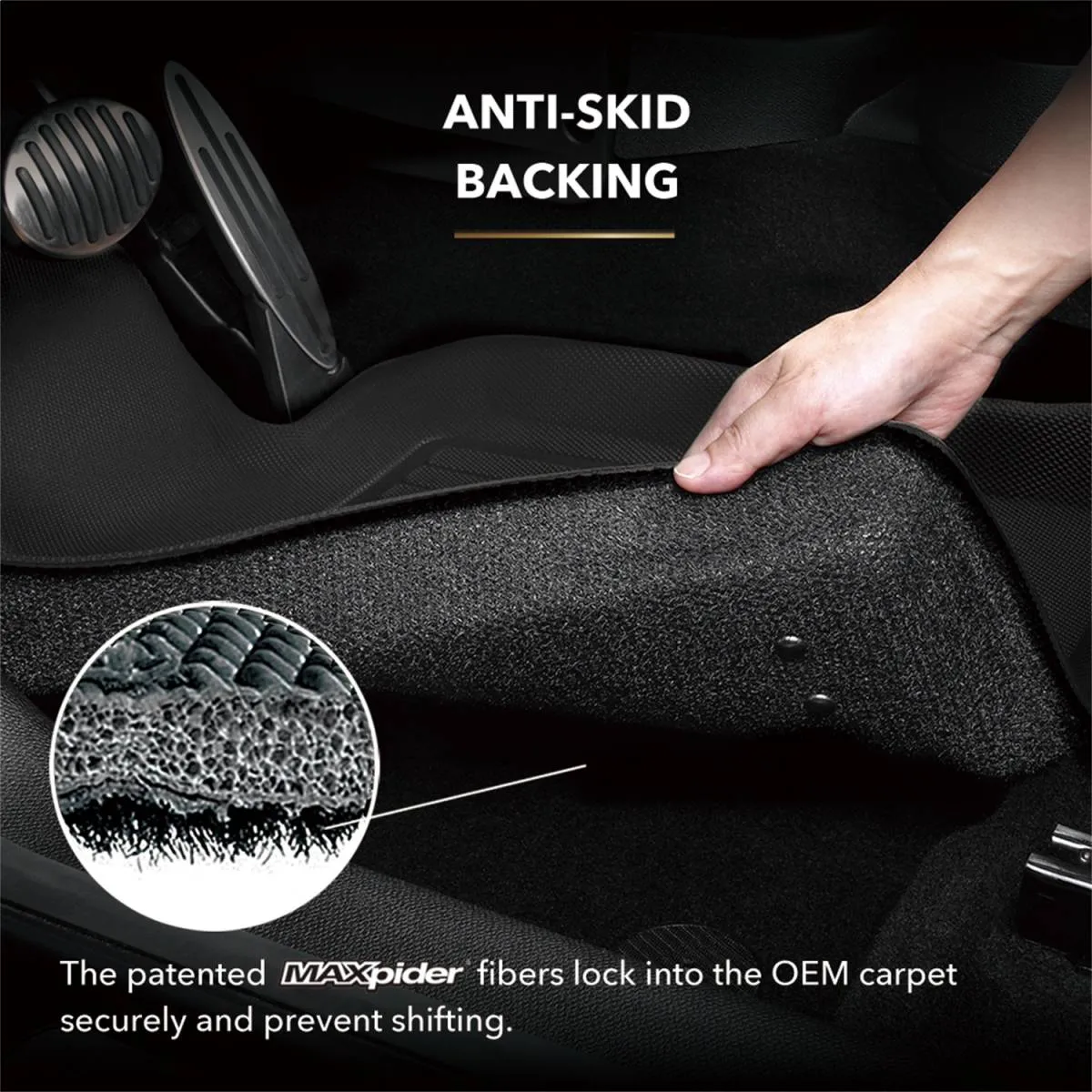 3D MAXpider Floor Mats Honda Civic Sedan / Hatchback (22-24) All-Weather Kagu Series Black - Front or Second Row