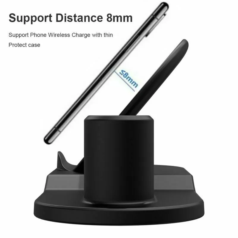 3in1 Qi Wireless Charger Pad Charging Station Dock For Apple Watch iPhone Airpod