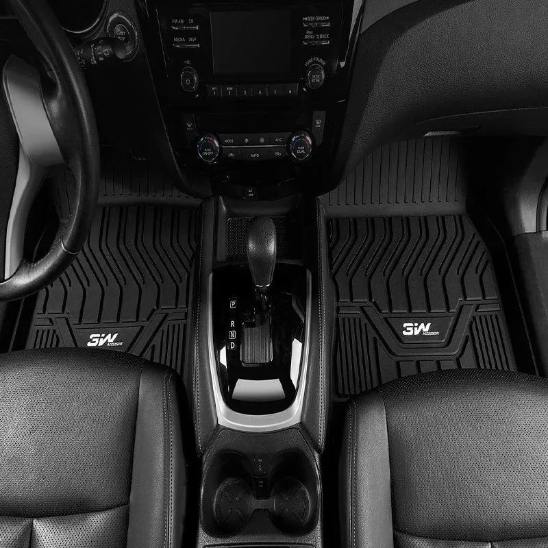 3W Nissan Altima 2019-2025 Custom Floor Mats TPE Material & All-Weather Protection