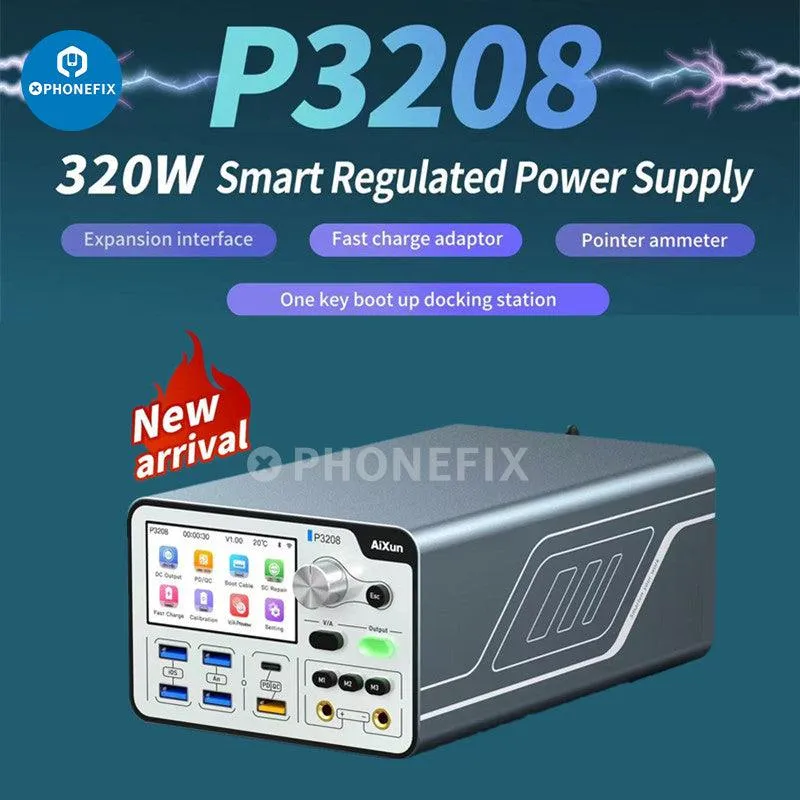 AiXun P3208 intelligent Smart Regulated Power Supply 320W high-power