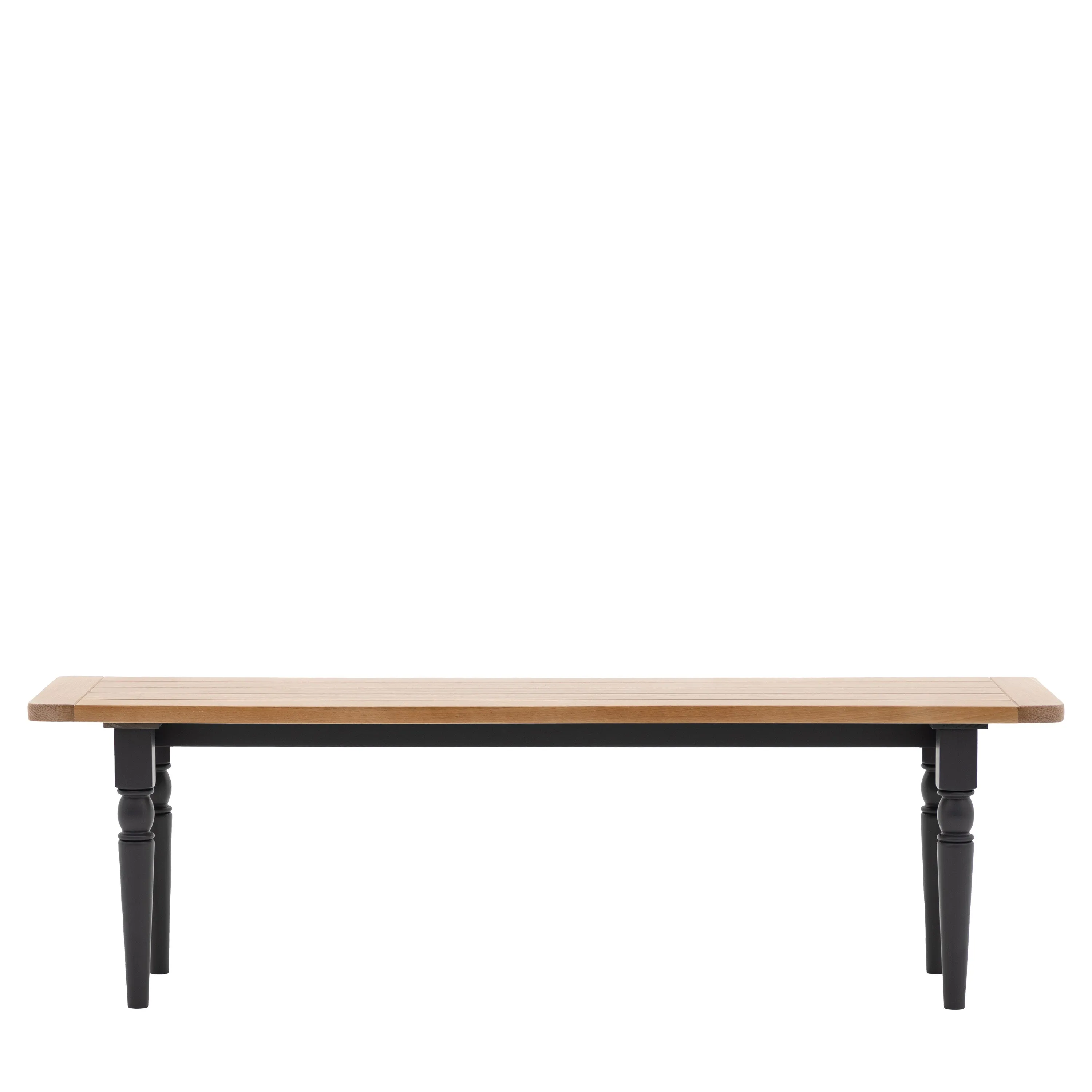 Amos Eton Dining Bench Meteor