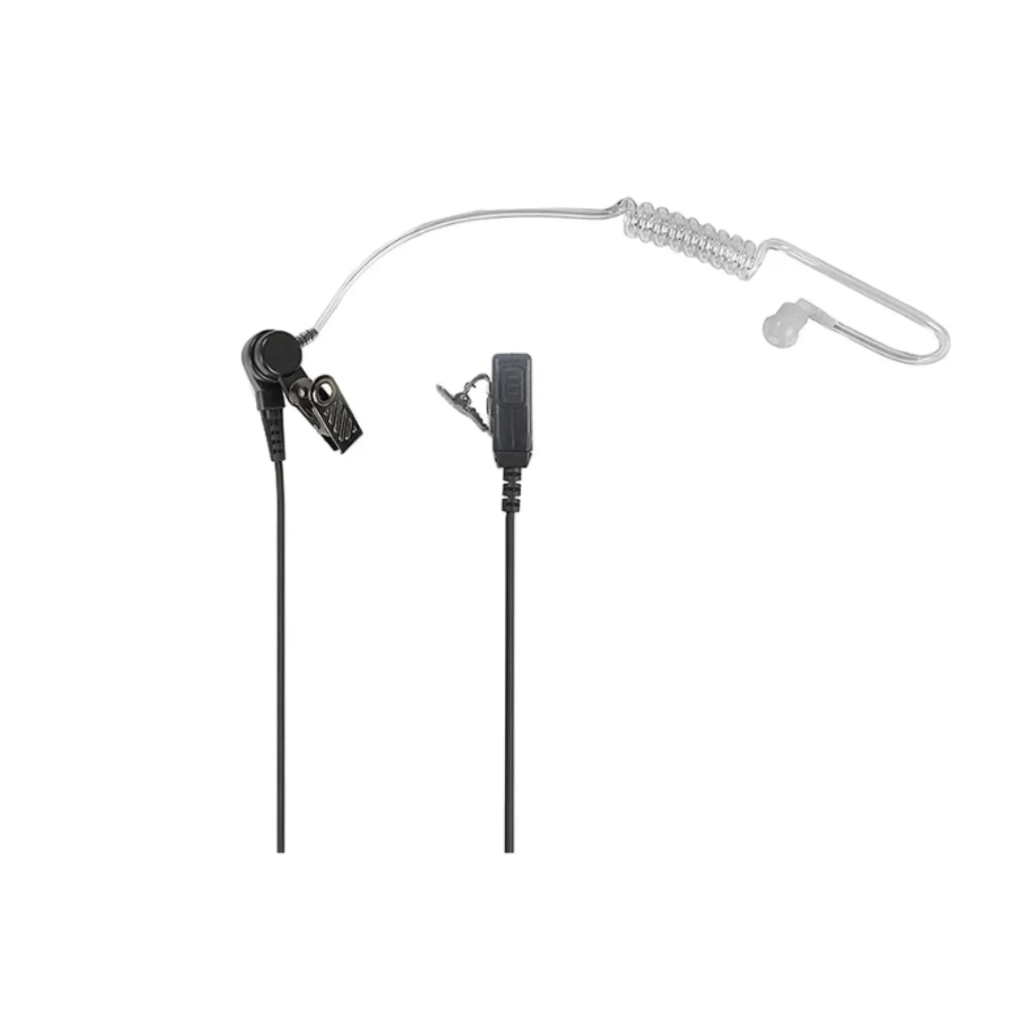 Atlantic Radio AR01S Acoustic Tube Earpiece 1-Wire PTT & Mic Cable