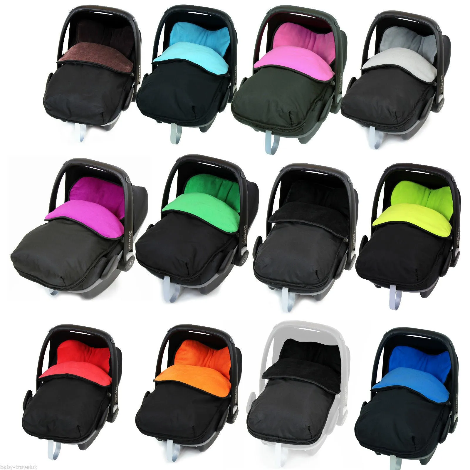 Baby Carrier Carseat 3 in 1 Softly Padded Footmuff Cosy Toes And Liner