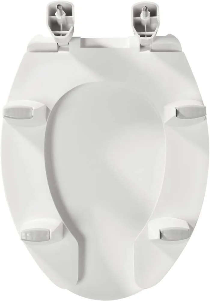 Bemis Medic-Aid Raised Open Front Elongated Toilet Seat with 3-Inch Lift