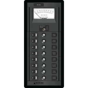 Blue Sea 1463 8 Position Switch CLB   Meter Vertical [1463]