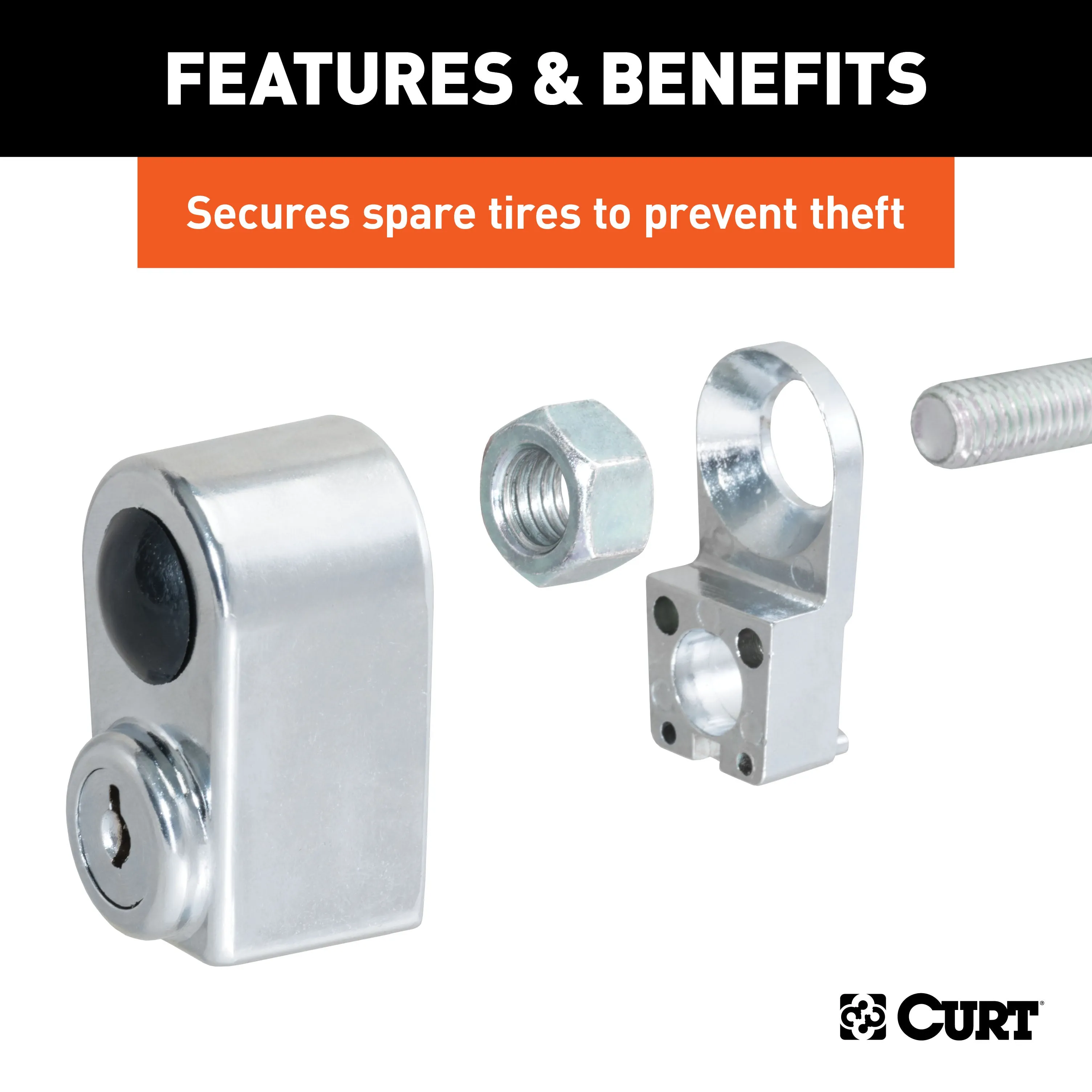 CURT 23562 CURT 23562 Spare Tire Lock