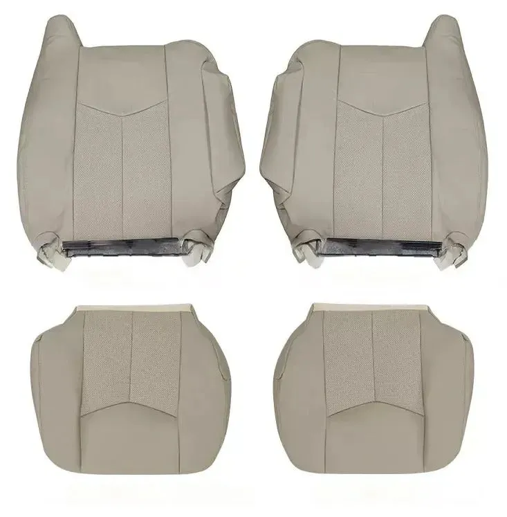 Driver &Passenger Leather Seat Cover & Foam 8PCS for 2003-2006 Cadillac Escalade