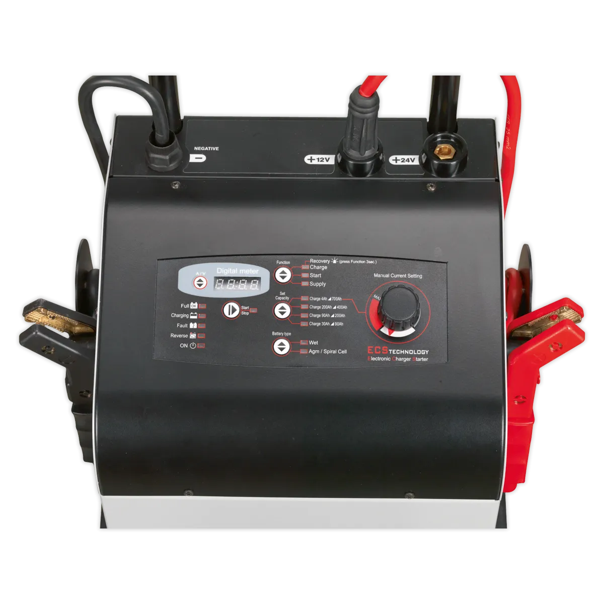 Electronic Charger Starter 100/650A 12/24V