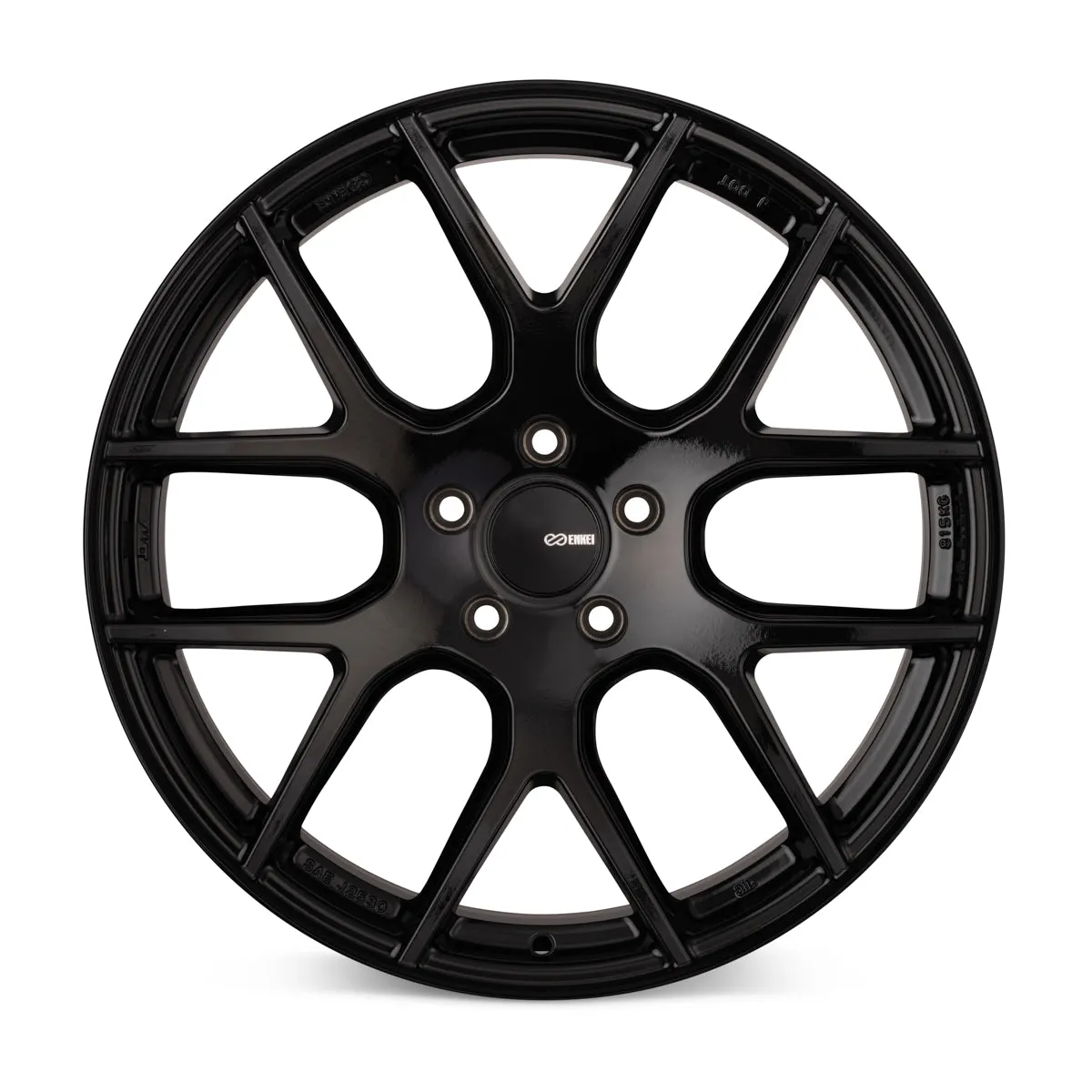 Enkei XM-6 18x8 5x114.3 35mm Offset 72.6mm Bore Gloss Black Wheel - 531-880-6535BK