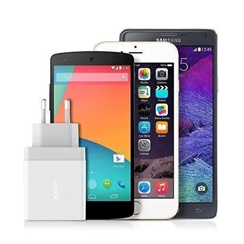[Euro Plug] Anker Charger Powerport 24W 4.8A 2-Port Wall USB Charger A2021