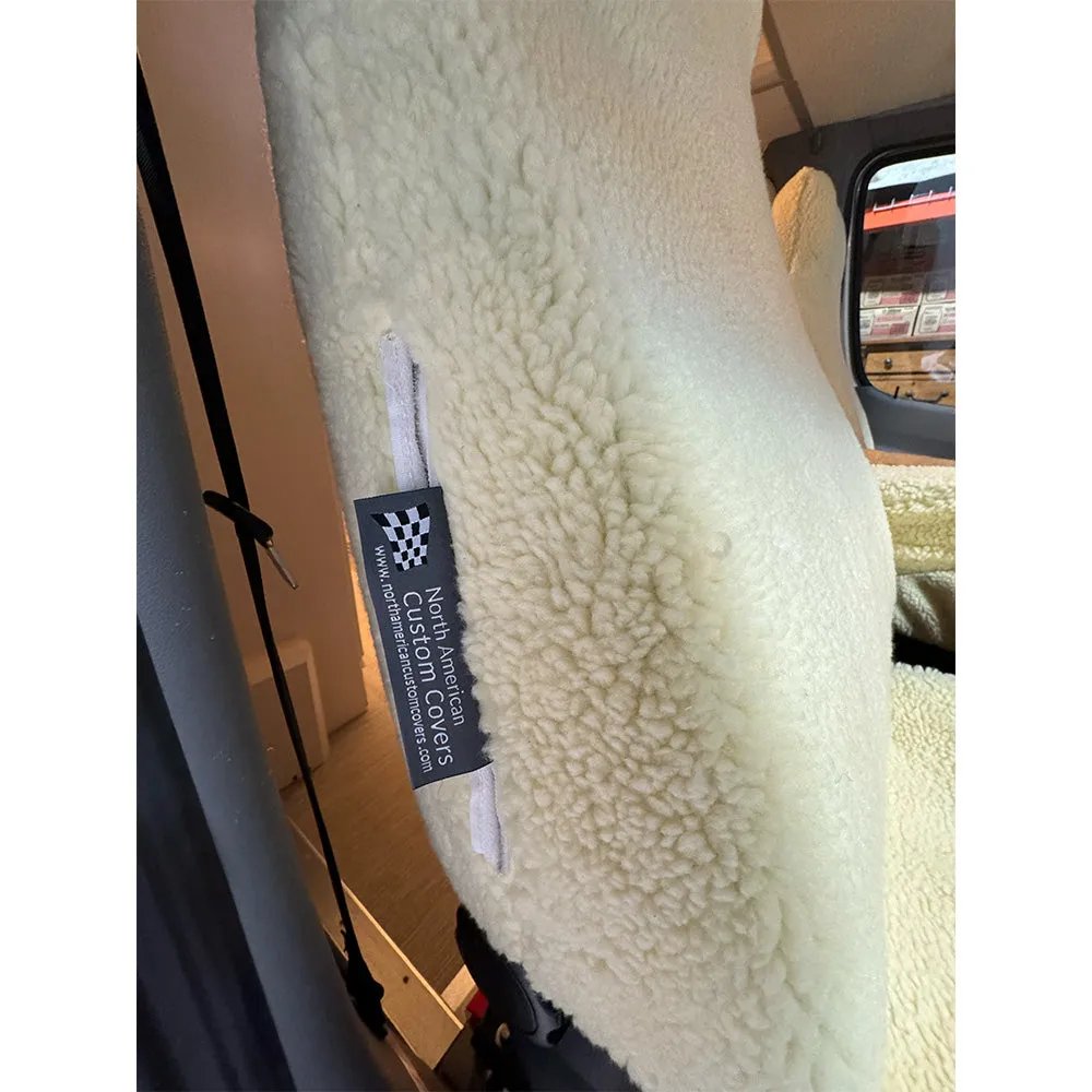 Faux Sheepskin Front Seat Cover Set for Ford Transit Models