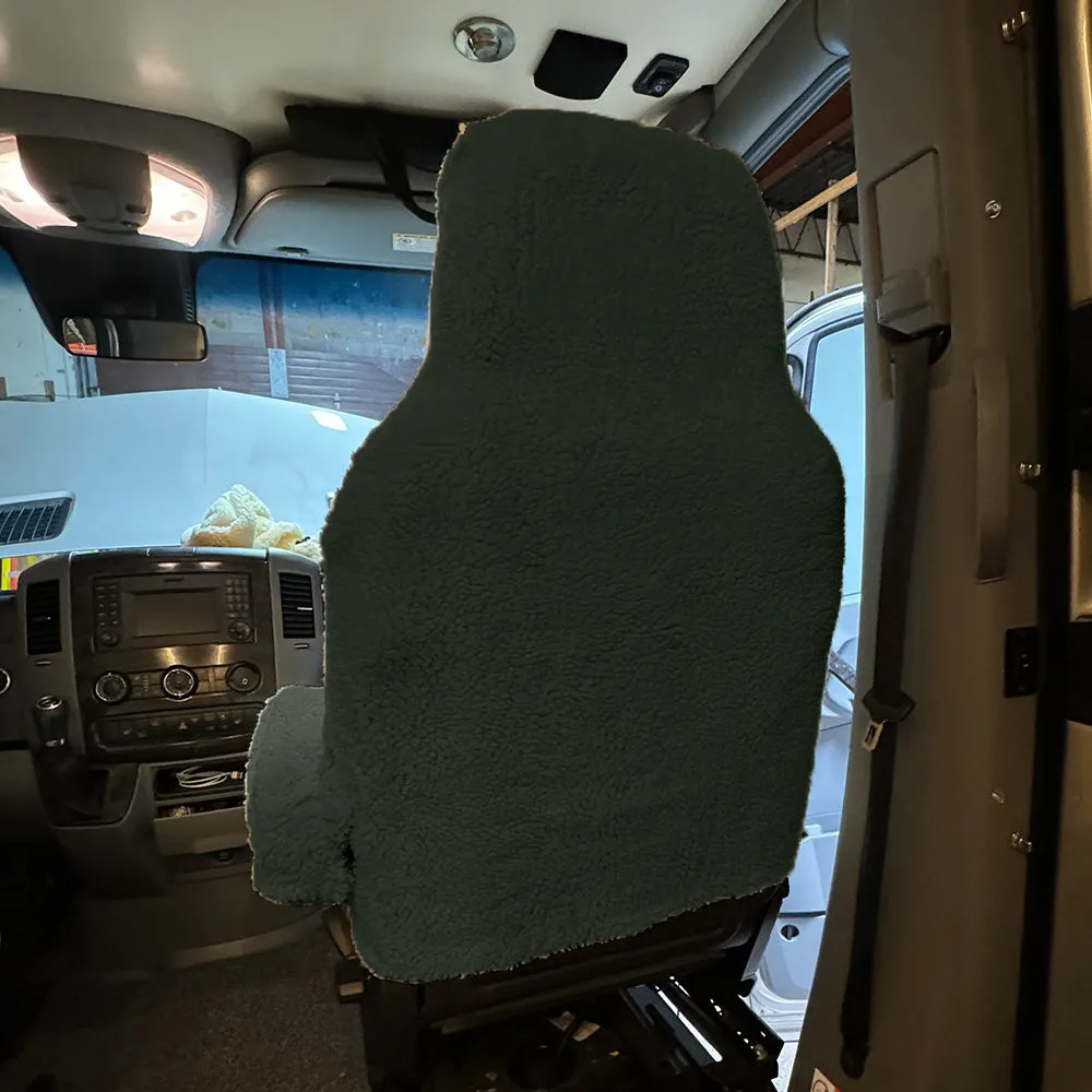 Faux Sheepskin Front Seat Cover Set for Ford Transit Models