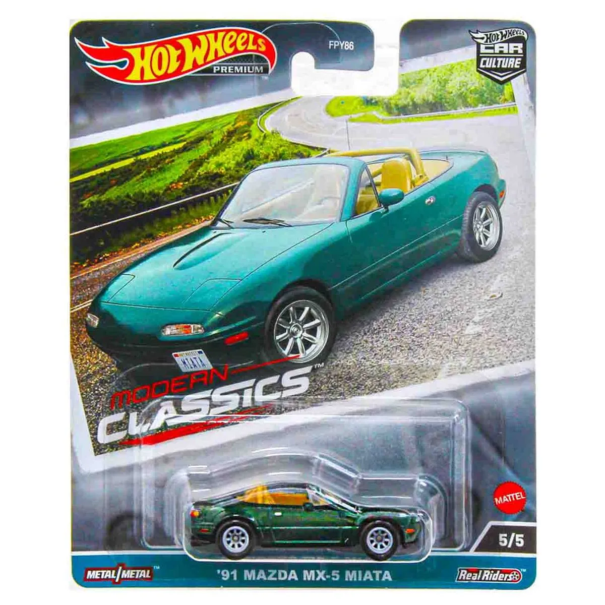Hot Wheels Car Culture: Modern Classics: '91 Mazda MX-5 Miata (5/5)