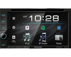 Kenwood eXcelon Double DIN Monitor In-Dash Bluetooth DVD Receiver - DDX-396