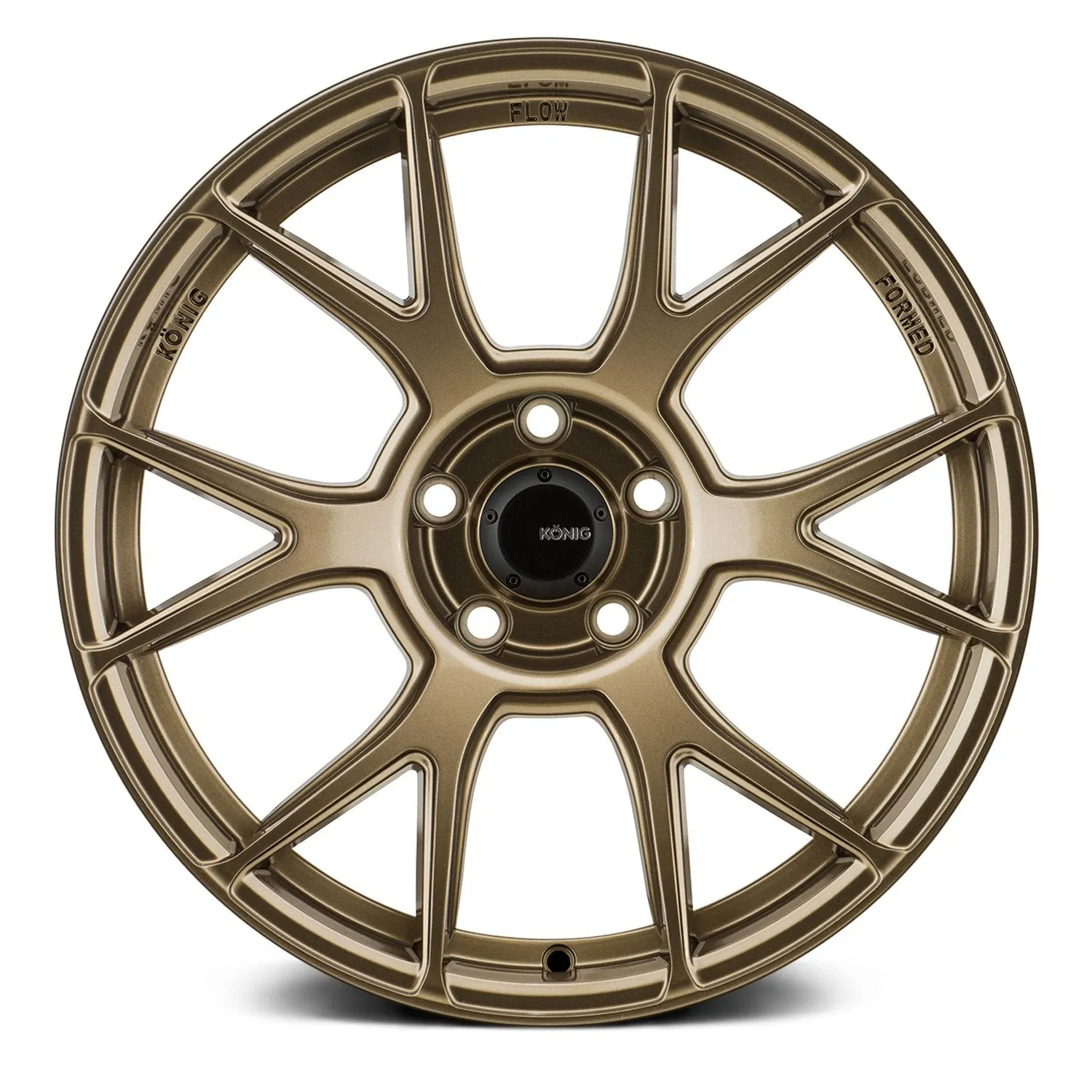 Konig Ampliform Wheels (17x9 5x100  40 Offset) Gloss Bronze or Dark Metallic Graphite