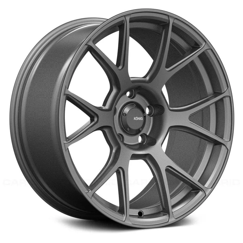 Konig Ampliform Wheels (17x9 5x100  40 Offset) Gloss Bronze or Dark Metallic Graphite
