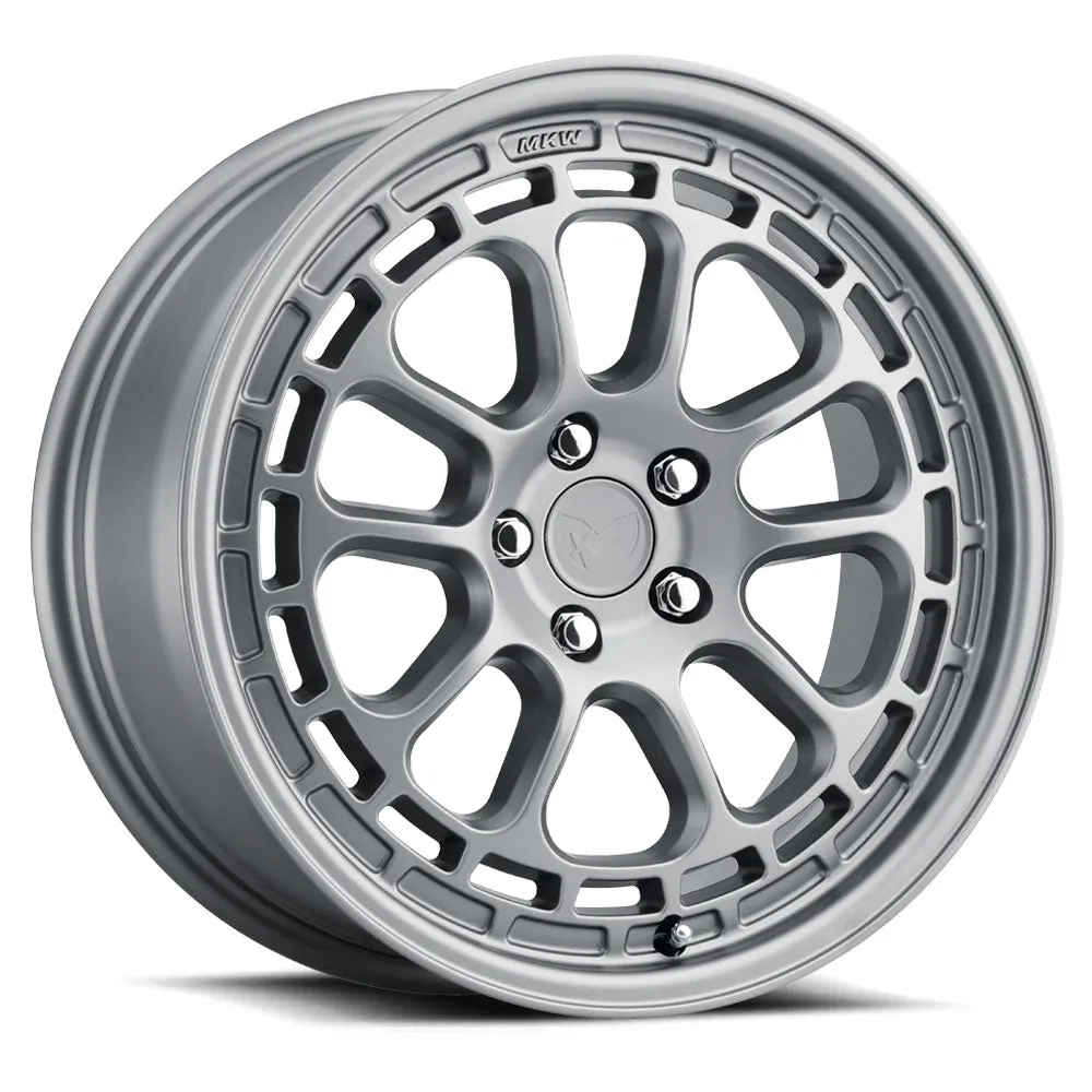 MKW Offroad M207 17X8 5X120 30mm Matte Grey Wheel