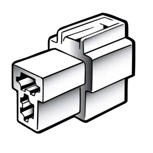 Narva 2 Way Female Quick Connector Housing (10 Pack) - 56262