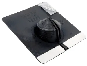 Oatey Master Flash Series 14090 Roof Flashing, 0 to 5-3/8 in Pipe, EPDM Rubber :EA: QUANTITY: 1