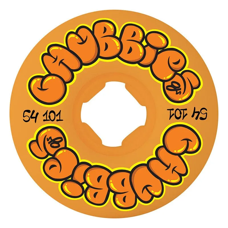 OJ 54mm 101a Throw Ups Chubbies Citrus Skateboard Wheels 4pk