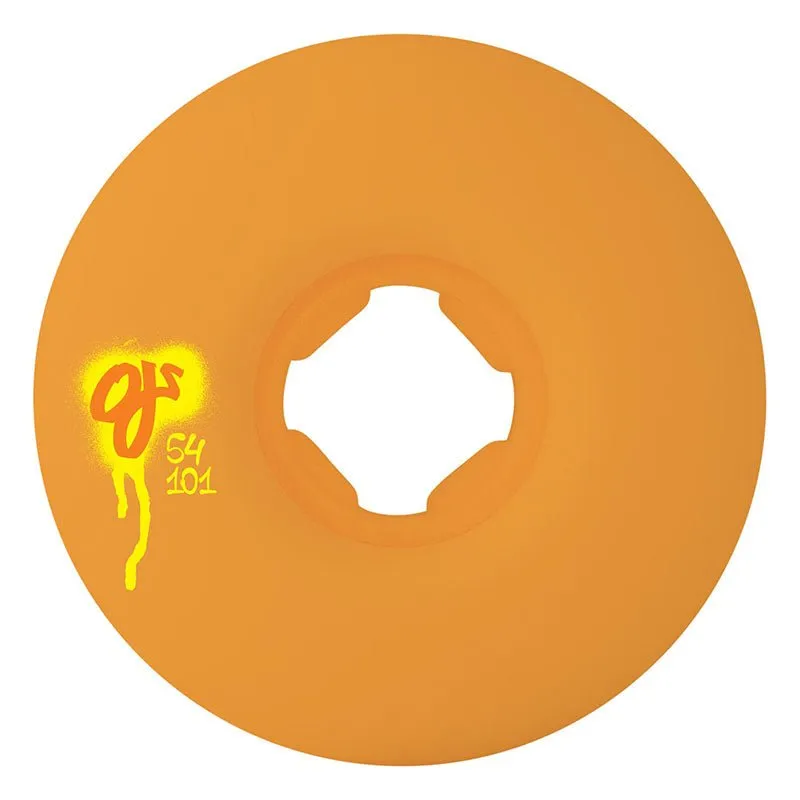 OJ 54mm 101a Throw Ups Chubbies Citrus Skateboard Wheels 4pk
