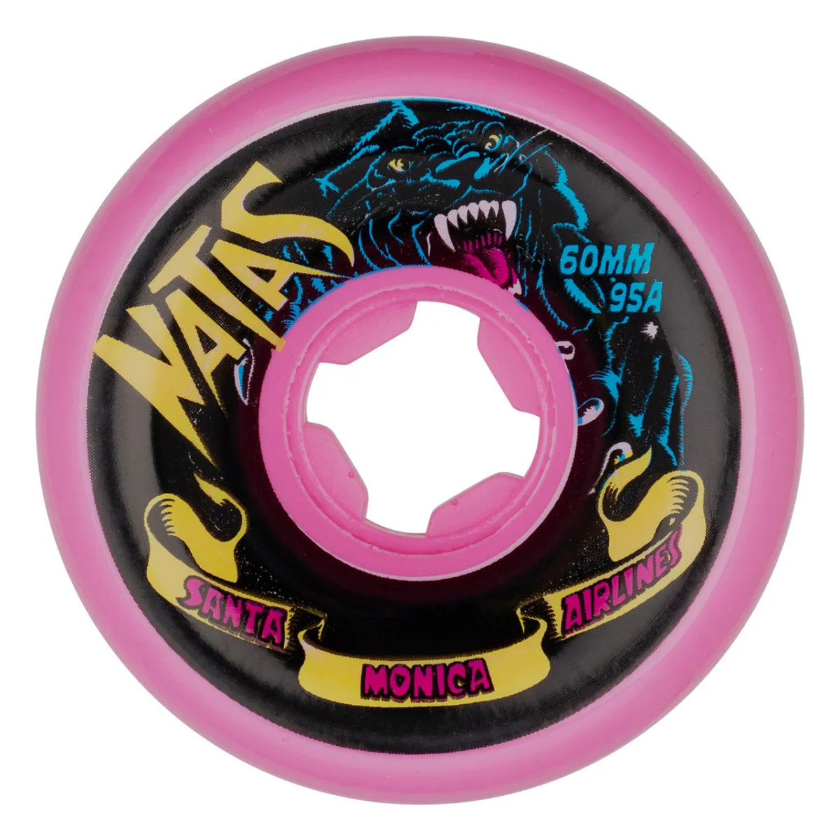 Slime Balls - Natas Kaupas Panther Vomits Pink 60MM 95A Skateboard Wheels