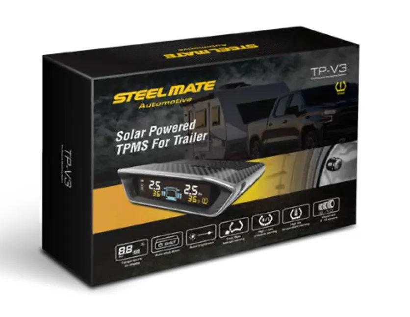 Steelmate TP-V3 I  | 6 Wheel Internal TPMS for 4-wheel Vehicle/ Trailer