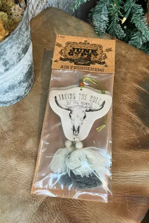 TAKING THE BULL BY THE HORNS ~ Freshener