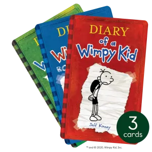 The Wimpy Kid Collection - 3 Audiobook Cards