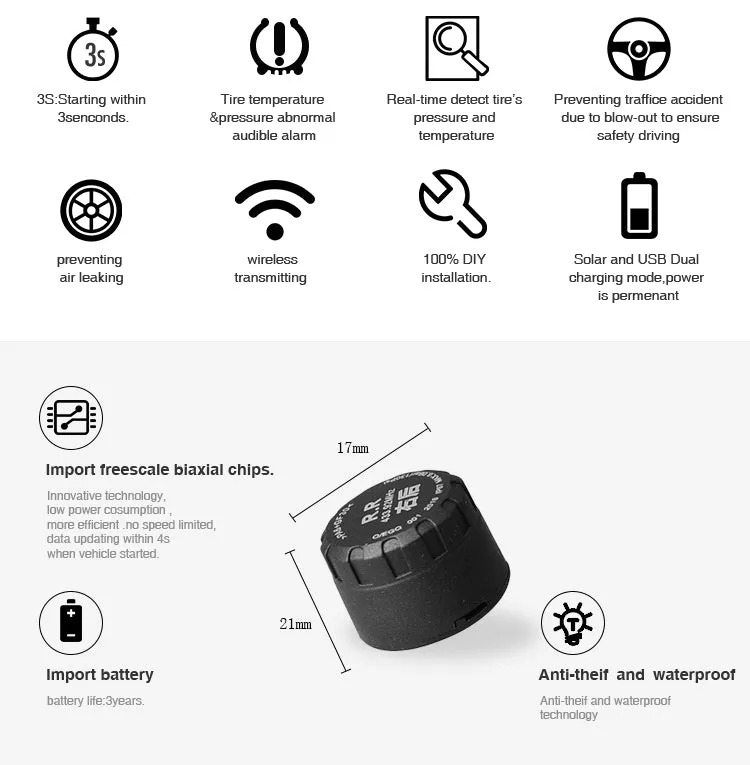 Tire Pressure Monitoring System Ng-182