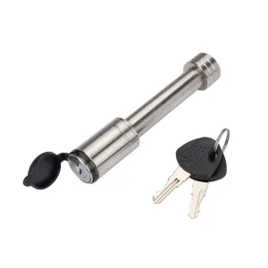 TowSmart Stainless Barrel Style Receiver Lock (Sleeved) 2.75"