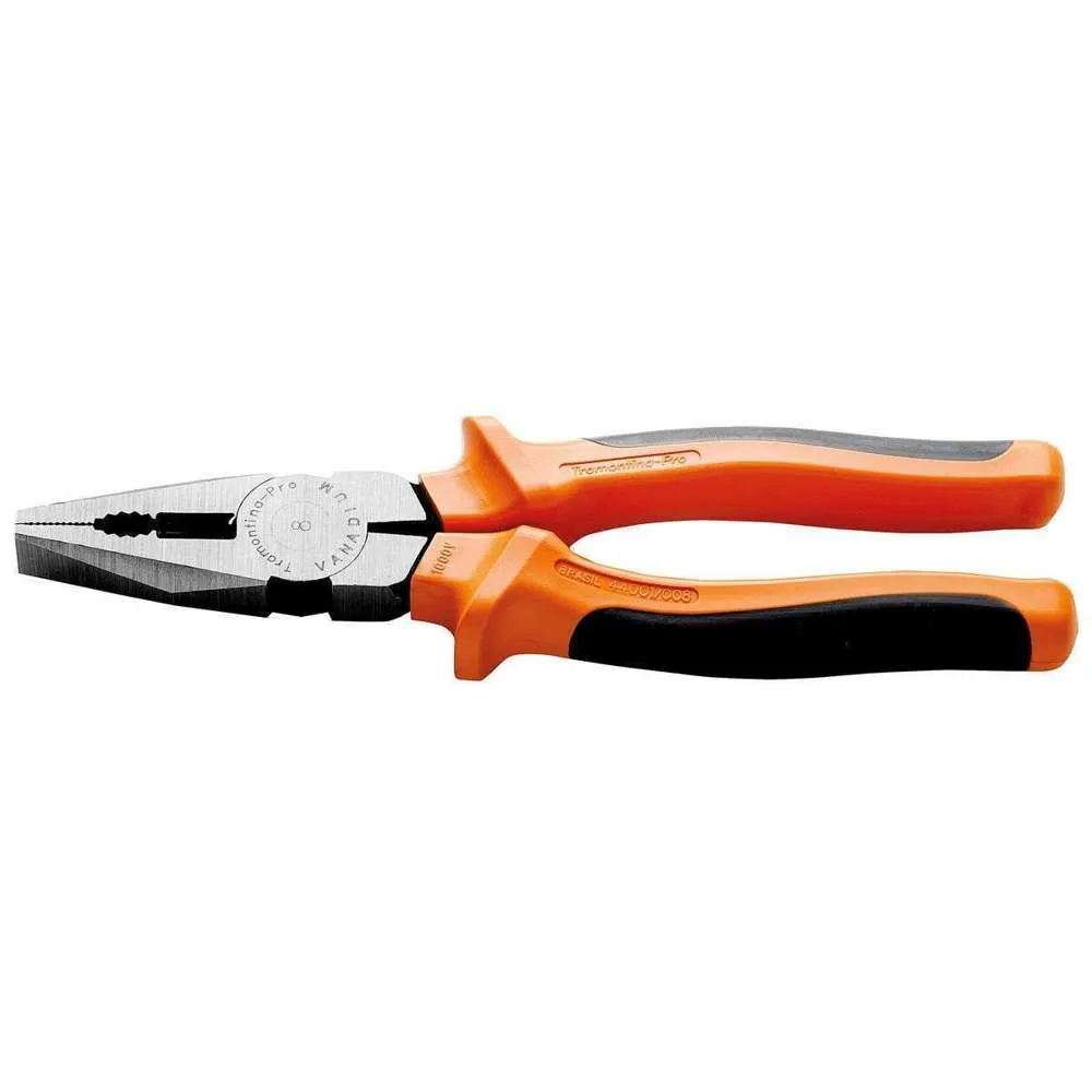 Tramontina Pro Combination Pliers 8" 200mm 1000V Insulation