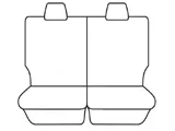 Velour Seat Covers suits Toyota Prado 150 Series 11/2009-7/2024 Airbag Deploy Safe Charcoal EST6376CHA