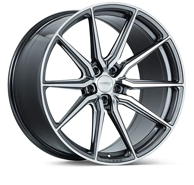 Vossen HF-3 Wheels (22x9 / 5x112 / ET32 / Flat Face / 66.5) Gloss Graphite Polished or Gloss Black