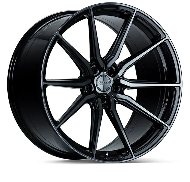 Vossen HF-3 Wheels (22x9 / 5x112 / ET32 / Flat Face / 66.5) Gloss Graphite Polished or Gloss Black