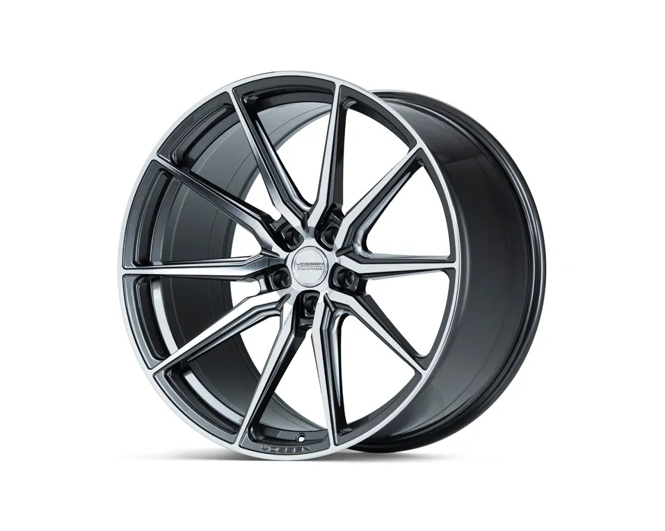 Vossen HF-3 Wheels (22x9 / 5x112 / ET32 / Flat Face / 66.5) Gloss Graphite Polished or Gloss Black