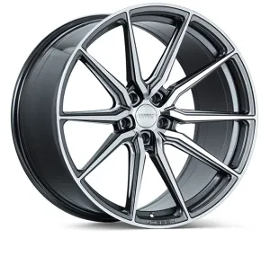 Vossen HF-3 Wheels (22x9 / 5x112 / ET32 / Flat Face / 66.5) Gloss Graphite Polished or Gloss Black