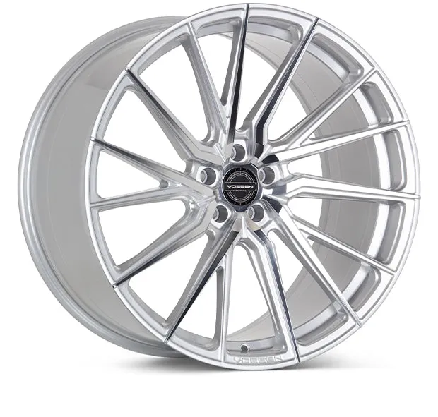 Vossen HF-4T Wheels (20x8.5 / 5x112 / ET40 / Flat Face / 66.5) Silver Polished or Tinted Gloss Black