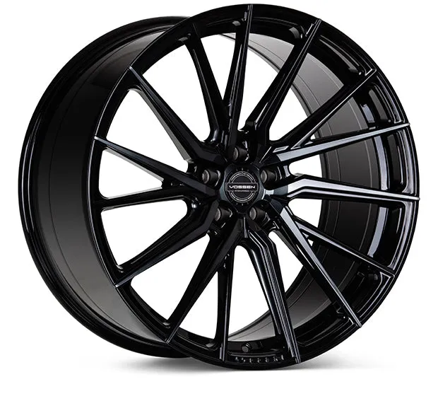 Vossen HF-4T Wheels (20x8.5 / 5x112 / ET40 / Flat Face / 66.5) Silver Polished or Tinted Gloss Black