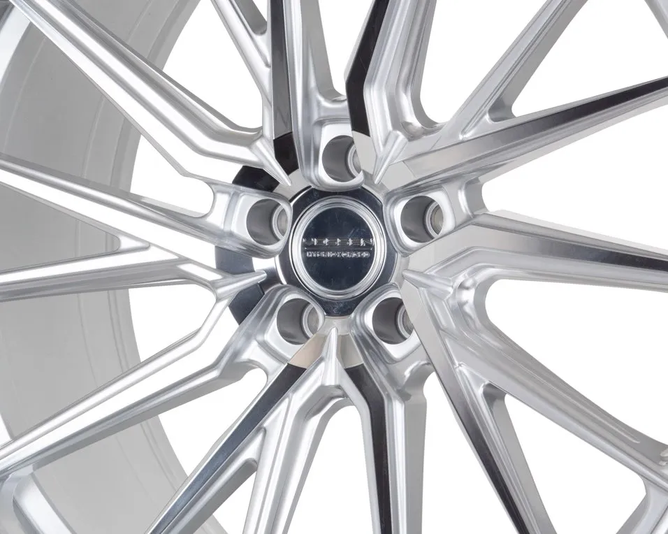 Vossen HF-4T Wheels (20x8.5 / 5x112 / ET40 / Flat Face / 66.5) Silver Polished or Tinted Gloss Black