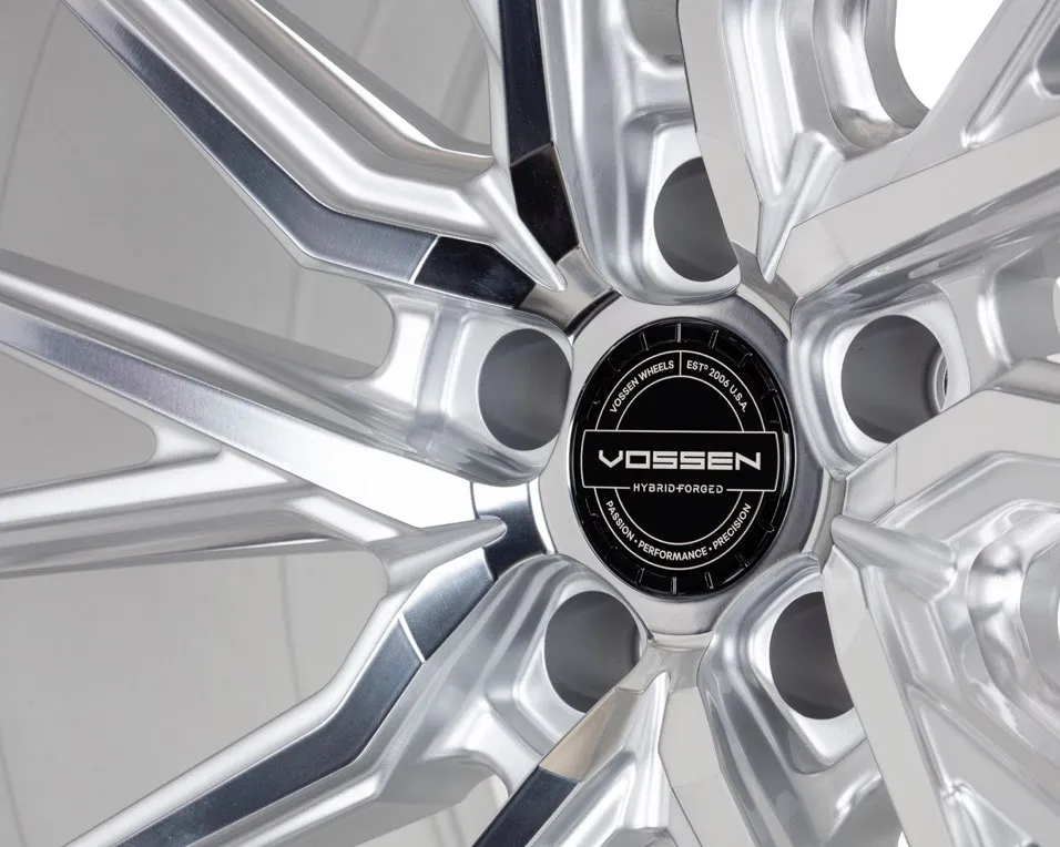 Vossen HF-4T Wheels (20x8.5 / 5x112 / ET40 / Flat Face / 66.5) Silver Polished or Tinted Gloss Black