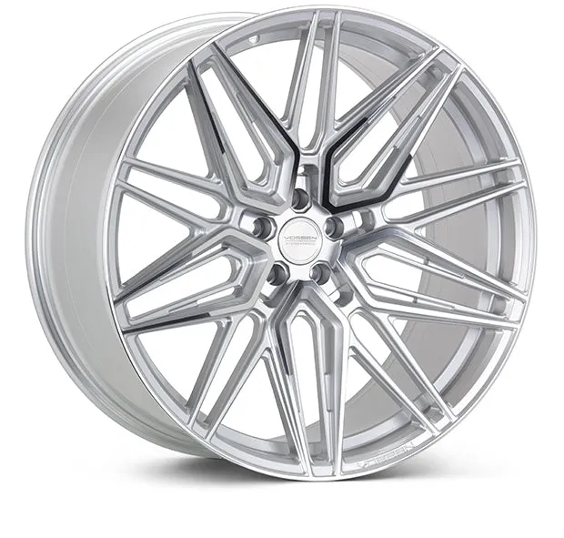 Vossen HF-7 Wheels (22x9 / 5x114.3 / ET32 / Flat Face / 73.1) Gloss Black or Silver Polished