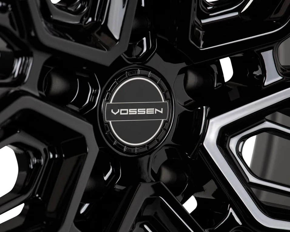 Vossen HF-7 Wheels (22x9 / 5x114.3 / ET32 / Flat Face / 73.1) Gloss Black or Silver Polished