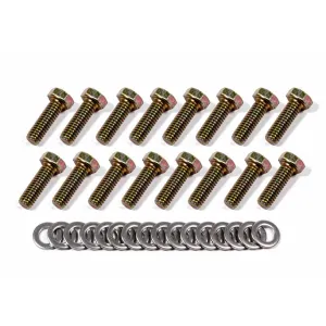 Weld Racing 12 Point Head Beadlock Bolt Kit Steel Natural 13/15" Wheels - Set of 16