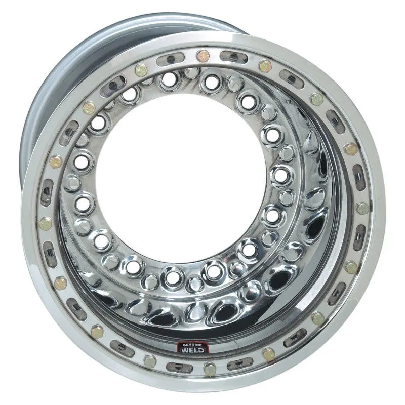 Weld Racing 15x14 Wide 5 XL 6" BS Bead-Loc 11.9lbs w/Cvr