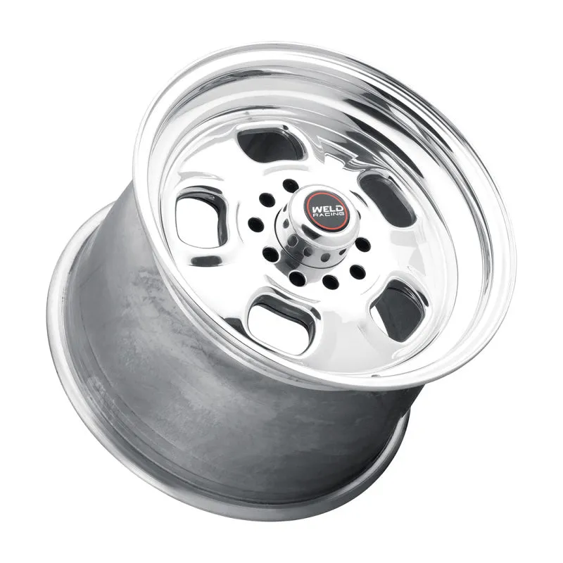 Weld Rodlite Polished Wheel - 15" x 10" - 5 x 4.5"/4.75" Bolt Circle 5.5" Back Spacing